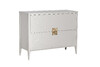 Миниатюра фото комод бежевый 2 ящика garda decor 151sv-000012 | 220svet.ru