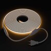 Миниатюра фото влагозащищенная лента apeyron 11w/m 288led/m cob теплый белый 5m 10-104 | 220svet.ru