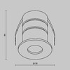 Миниатюра фото уличный потолочный светильник maytoni cove o511dl-l2b3k | 220svet.ru