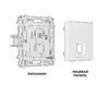 Миниатюра фото комплект механизма телефонной розетки ambrella volt quant alfa ma372030 | 220svet.ru