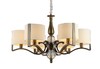 Миниатюра фото подвесная люстра newport 31305+1/c black brass | 220svet.ru