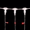 Миниатюра фото гирлянда занавес 2 x 1 м красный 220в, 200 led, провод прозрачный пвх, ip54 ltc pcl202-10-2r | 220svet.ru