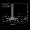 Миниатюра фото подвесная люстра lightstar diafano 758214 | 220svet.ru