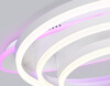 Миниатюра фото потолочная светодиодная люстра с пультом ду +rgb ambrella light acrylica disk fa8522 | 220svet.ru