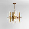 Миниатюра фото подвесная люстра bogates allure 356/6 латунь | 220svet.ru