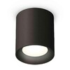 Миниатюра фото комплект накладного светильника ambrella light techno spot xs7422010 sbk черный песок (c7422, n7021) | 220svet.ru