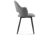 Миниатюра фото стул woodville гутрид ромбы спереди серый / черный 504185 | 220svet.ru