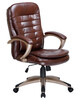 Миниатюра фото кресло руководителя dobrin donald lmr-106b_bg-p_el-brown-2456 | 220svet.ru