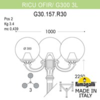 Миниатюра фото садово-парковый фонарь fumagalli ricu ofir/g300 3l g30.157.r30.aze27 | 220svet.ru