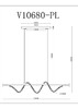 Миниатюра фото подвесной светодиодный светильник moderli true v10680-pl | 220svet.ru