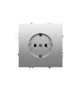 Миниатюра фото розетка встраиваемая с заземлением 16а voltum s70 vls040104 (шелк) | 220svet.ru