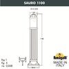 Миниатюра фото садовый светильник-столбик fumagalli sauro 1100 d15.555.000.wxf1r.fra | 220svet.ru