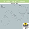 Миниатюра фото светильник уличный настенный fumagalli ilio/globe 400 modern g41.251.000.aze27 | 220svet.ru