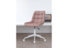 Миниатюра фото офисное кресло woodville честер розовый / белый 533175 | 220svet.ru