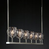 Миниатюра фото подвесная люстра imperium loft rh boule de cristal linear chandelier 6 nickel 240203-22 | 220svet.ru