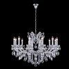 Миниатюра фото подвесная люстра crystal lux hollywood sp12 chrome | 220svet.ru