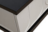 Миниатюра фото тумбочка прикроватная черно/серая garda decor gd-00002 | 220svet.ru