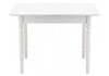 Миниатюра фото стол деревянный вуди белый глянец | 220svet.ru