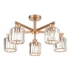 Миниатюра фото потолочная люстра escada adorn 692/5p сopper | 220svet.ru
