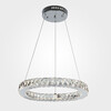 Миниатюра фото подвесная светодиодная люстра с хрусталем eurosvet grasia 90023/1 | 220svet.ru