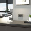 Миниатюра фото розетка двойная с заземлением графит матовый werkel w1172064 | 220svet.ru
