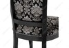 Миниатюра фото стул деревянный клето патина серебро / черный | 220svet.ru