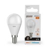 Миниатюра фото лампа светодиодная gauss e14 12w 3000k матовая 53112 | 220svet.ru