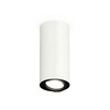 Миниатюра фото комплект накладного светильника ambrella light techno spot xs7442002 swh/pbk белый песок/черный полированный (c7442, n7002) | 220svet.ru