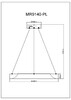 Миниатюра фото подвесной светодиодный светильник myfar pendant elara mr9140-pl | 220svet.ru