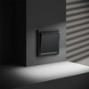 Миниатюра фото выключатель встраиваемый карточный 16а voltum s70 vls010707 (графит) | 220svet.ru
