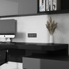 Миниатюра фото накладка для двойной розетки еthernet rj-45 werkel w1191144 | 220svet.ru