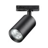 Миниатюра фото трековый однофазный двухжильный светильник novotech pipe 370963 черный | 220svet.ru