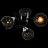 Миниатюра фото потолочная люстра reluce 01314-0.3-03 bk+cr | 220svet.ru