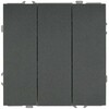Миниатюра фото выключатель эра galaxy 15-1107-06 тройной 10ах-250в ip20 графит б0070724 | 220svet.ru