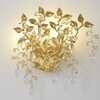 Миниатюра фото настенный светильник crystal lux eden ap2 gold | 220svet.ru