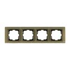 Миниатюра фото рамка 4-постовая mono electric chrome бронза 106-430000-163 | 220svet.ru