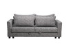 Миниатюра фото диван трехместный раскладной garda decor marco 2k-серый-flona ser+buta ser+colton032-ser | 220svet.ru