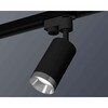 Миниатюра фото комплект трекового светильника ambrella light track system xt6323062 sbk/psl черный песок/серебро полированное (a2521, c6323, n6132) | 220svet.ru