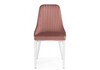 Миниатюра фото стул на металлокаркасе woodville kora dark pink / white 15948 | 220svet.ru