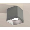 Миниатюра фото комплект накладного светильника ambrella light techno spot xs7807003 sgr/ssl серый песок/серебро песок (c7807, n7703) | 220svet.ru