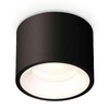 Миниатюра фото комплект накладного светильника ambrella light techno spot xs7511020 sbk/swh черный песок/белый песок (c7511, n7010) | 220svet.ru