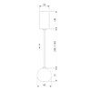 Миниатюра фото подвесной светодиодный светильник elektrostandard giro 50215/1 led черный a055672 | 220svet.ru