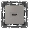 Миниатюра фото розетка эра elegance 14-3114-16 hdmi титан б0065778 | 220svet.ru