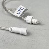 Миниатюра фото гирлянда нить 10м белая с мерцанием белого диода 24в, 100 led, провод прозрачный пвх, ip54 ltc pst100blw-10-1w | 220svet.ru
