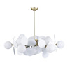 Миниатюра фото люстра на штанге loft it matisse 10008/12 white | 220svet.ru