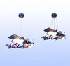 Миниатюра фото подвесная люстра "самолет капитана америка" | 220svet.ru