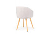 Миниатюра фото стул деревянный поворотный woodville монер 360 светло-серый (glory 36) / светлое дерево 632641 | 220svet.ru