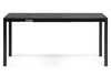 Миниатюра фото стол деревянный woodville центавр 120 (160) х 70 мрамор черный / черный матовый 519757 | 220svet.ru
