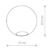 Миниатюра фото плафон nowodvorski cameleon sphere xl 8527 | 220svet.ru
