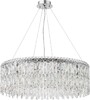 Миниатюра фото подвесная люстра хрустальная 2173/09/12p stilfort, серия santorini | 220svet.ru